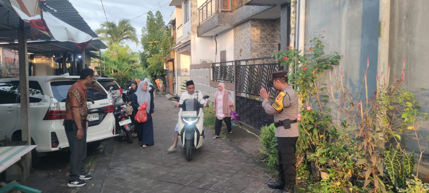 Polsek Mengwi Amankan Perayaan Isra Mi’raj Nabi Muhammad SAW