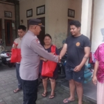Jaga Lingkungan Tetap Aman, Polres Badung Sapa Warga Gang Jepun Saat Minggu Kasih