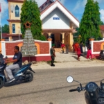 Pengamanan dan Pemantauan Ibadah, Babinsa Hadir di Gereja Efata Lekioen