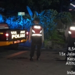 Patroli Jam Rawan, Polres Gianyar Sambangi Permukiman Warga Candi Baru