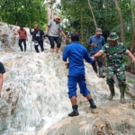 Koramil 1612-02/Reo Turun Langsung Cari Siswa Tenggelam di Air Terjun Tiwu Pei