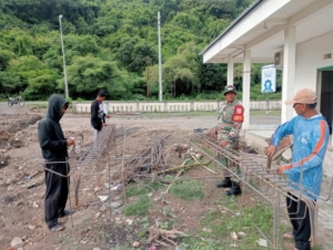 Babinsa Koramil Jajaran Kodim 1628/SB Lakukan Pengawasan Koperasi Merah Putih
