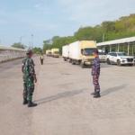 Koramil 1628-04/Poto Tano Perketat Pengamanan Pelabuhan Penyeberangan