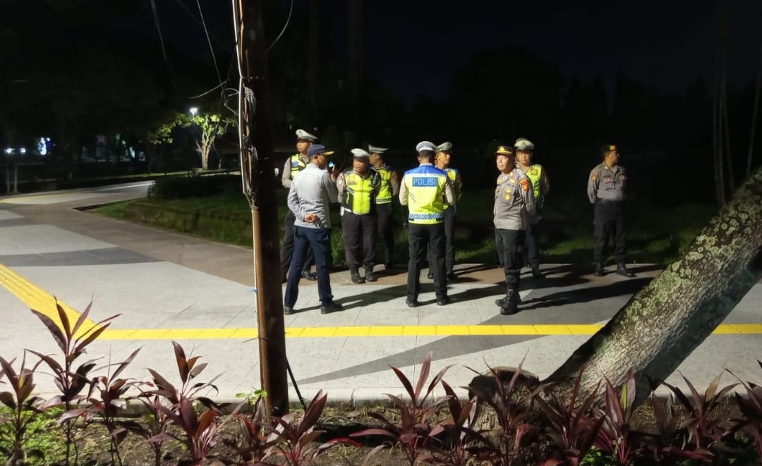 Polsek Dentim Amankan Smartfren Fun Run 2026 di Lapangan Renon, 1.000 Peserta Ikuti Lari Sehat