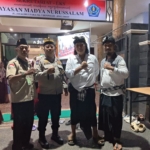 Bhabinkamtibmas Bersama Pecalang Amankan Peringatan Isra’ Mi’Raj di Yayasan Nurussalam