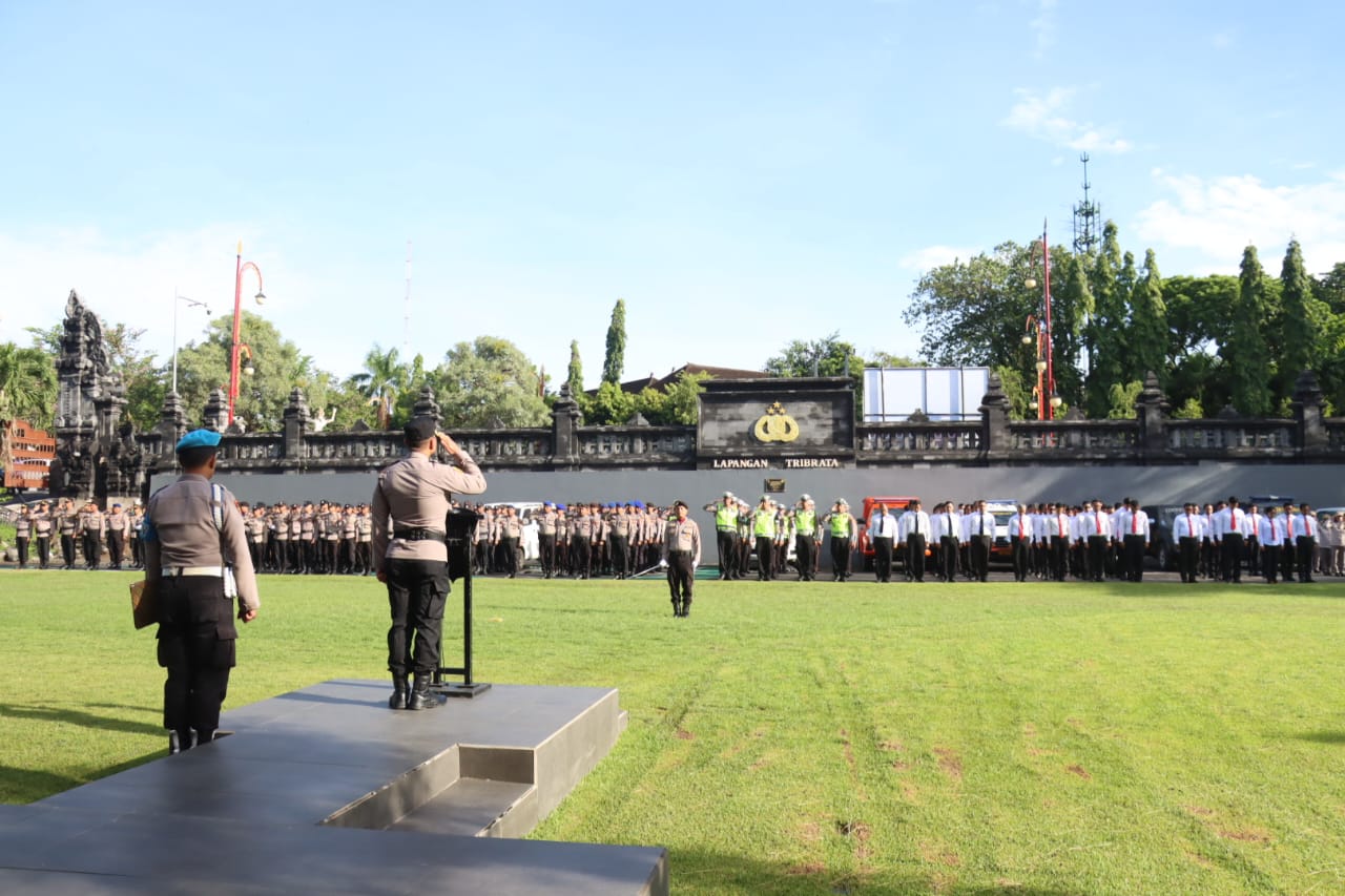 Polres Gianyar Gelar Upacara Hari Kesadaran Nasional