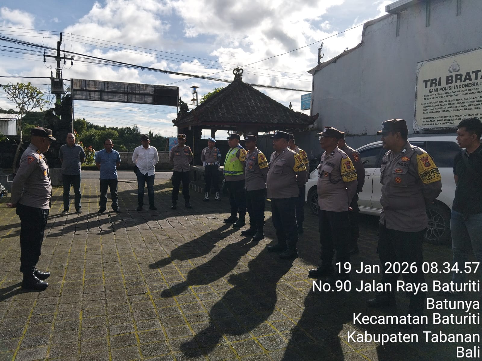 Apel Pagi Polsek Baturiti Tekankan Disiplin dan Kesiapsiagaan Personel