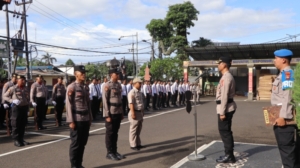 Polsek Gianyar Gelar KRYD di Pasar Samplangan, Ciptakan Rasa Aman bagi Masyarakat