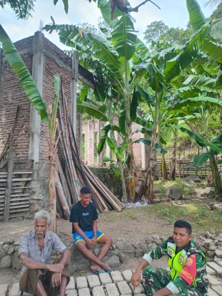 Kegiatan Pamwil Babinsa Wolowaru Berlangsung Aman dan Lancar di Desa Detuena