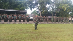 Kodim 1614/Dompu Laksanakan Upacara Bendera 17 Januari 2026 Secara Khidmat