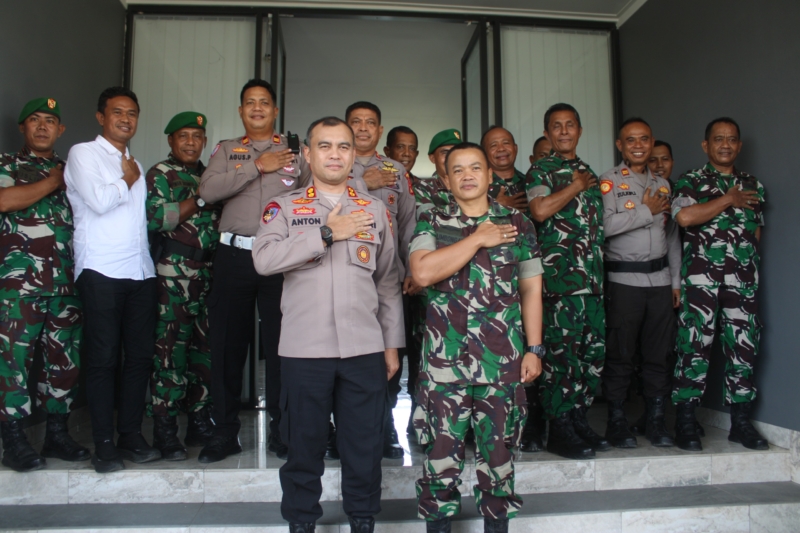 Komitmen Kodim 1608/Bima dan Polres Bima Jaga Situasi Kabtibmas