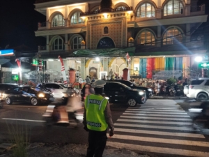 Pengamanan Giat Memperingati Isra Mi’raj Nabi Muhammad Saw 1447H/2026 M di Masjid Al-Huda l Kediri