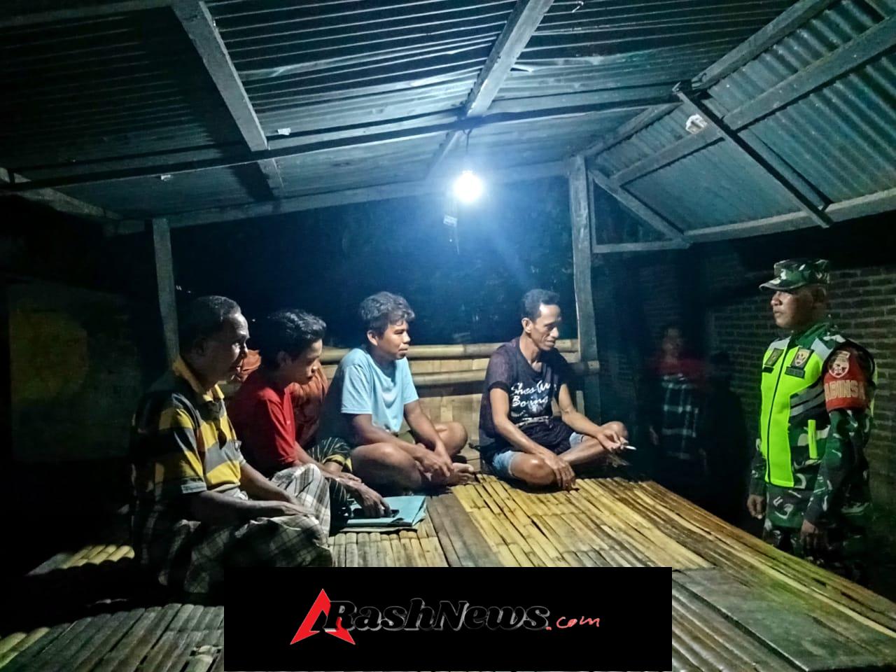 Himbauan Babinsa: Jalin Silaturahmi, Selesaikan Masalah Secara Kekeluargaan