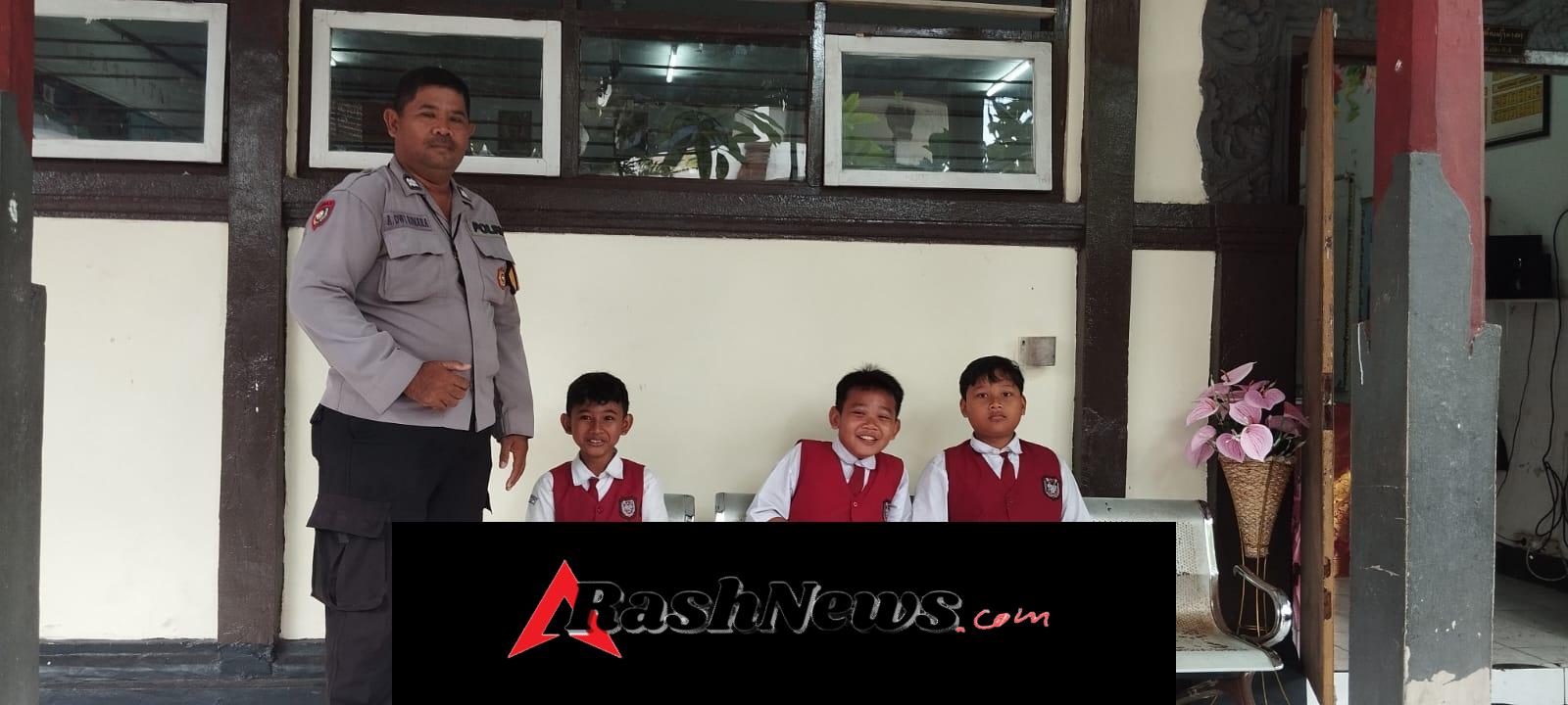 Polsek Denpasar Selatan Amankan Pembagian Makan Bergizi Gratis untuk Dukung Gizi Pelajar