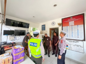 Polantas Menyapa: Unit Kamsel Satlantas Polres Bangli Perkuat Sinergi Keselamatan Lalu Lintas di RSJ Provinsi Bali