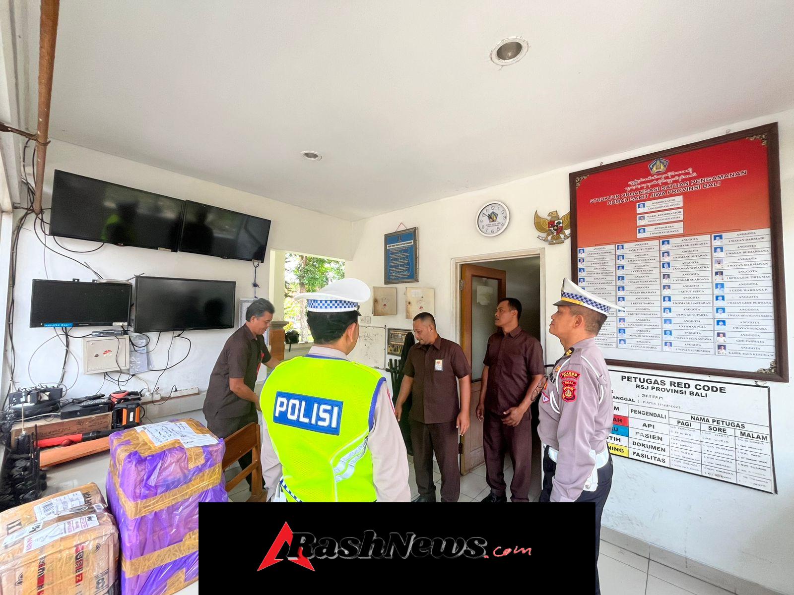 Polantas Menyapa: Unit Kamsel Satlantas Polres Bangli Perkuat Sinergi Keselamatan Lalu Lintas di RSJ Provinsi Bali