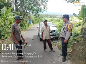 Bhabinkamtibmas Desa Bungaya Sambangi Warga: Ajak Waspada Cuaca Ekstrem dan Perkuat Ketahanan Pangan