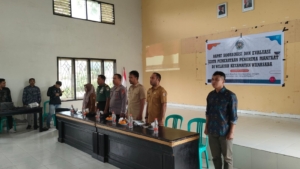 Rapat Koordinasi Pemerataan Bantuan, Danposramil Wanasaba Turut Ambil Bagian