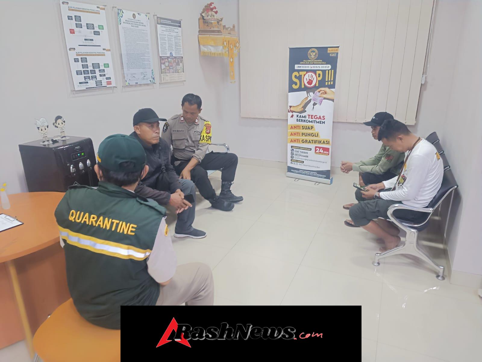 Polsek Padangbai Amankan Ribuan Unggas Tanpa Dokumen Karantina