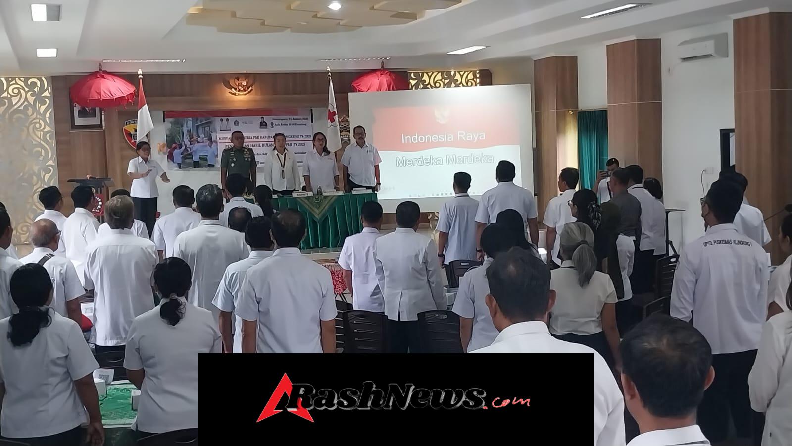 Perkokoh Sinergi Dan Kolaborasi Untuk Kemanusiaan, Letkol Sidik Pramono Hadiri Mukerkab PMI Kabupaten Klungkung Tahun 2026