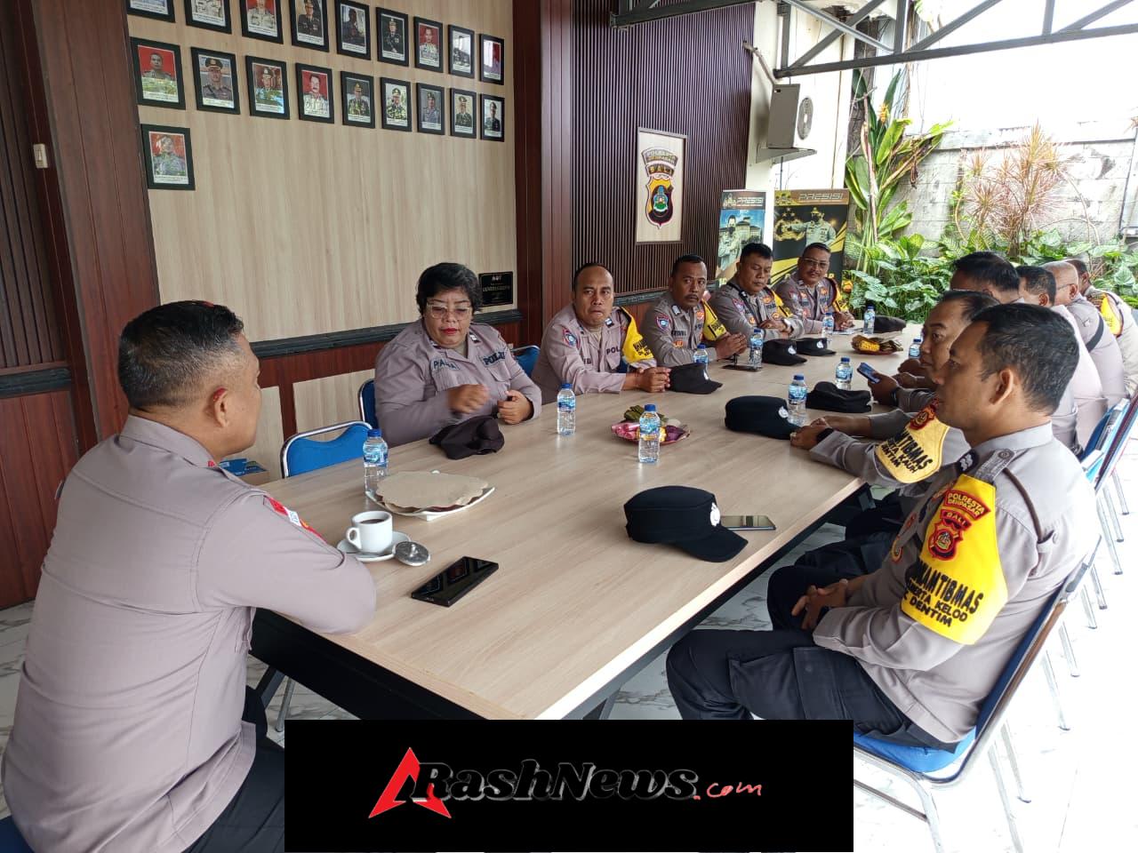 Anev Unit Binmas, Kapolsek Dentim Tekankan Sambang Kamtibmas ke Banjar-Banjar Jelang Nyepi