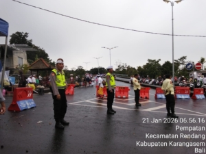 Pos Pengamanan Usaba Pura Dalem Puri Besakih