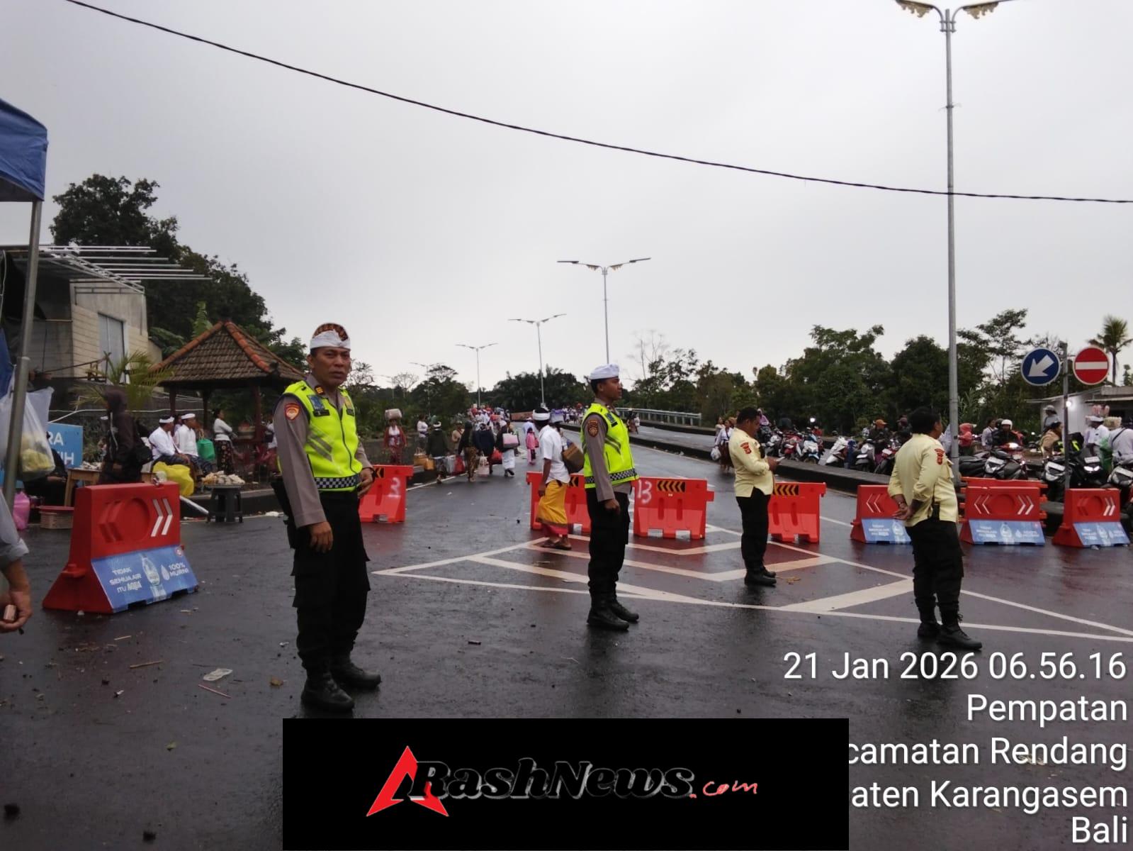 Pos Pengamanan Usaba Pura Dalem Puri Besakih