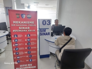 Berikan Kemudahan kepada Masyarakat, Polres Karangasem Ajak Masyarakat Manfaatkan Layanan SIM Online SINAR