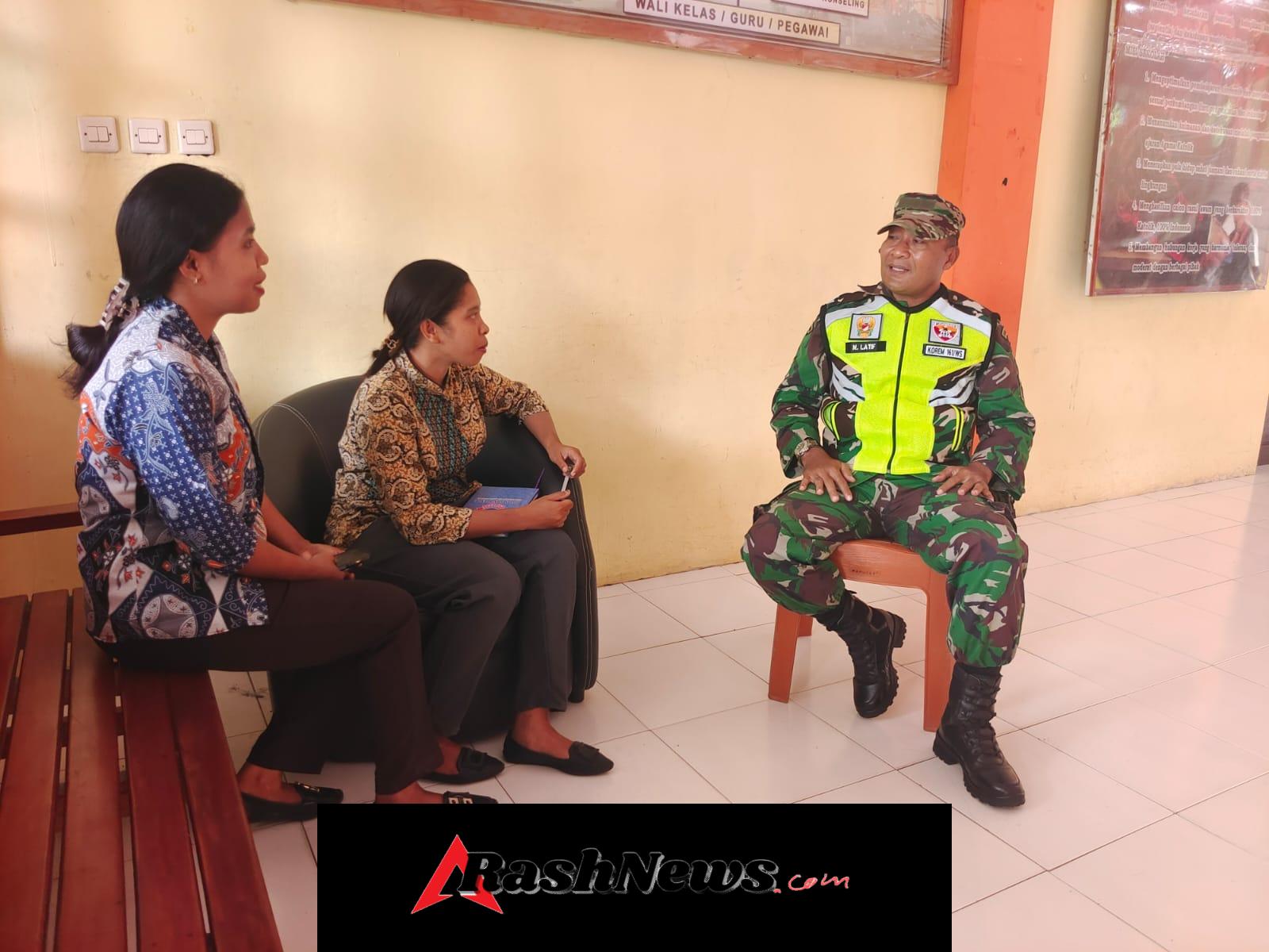 SMK Thomas Morus Gelar Penyuluhan Wawasan Kebangsaan, Babinsa Turut Mengisi Materi