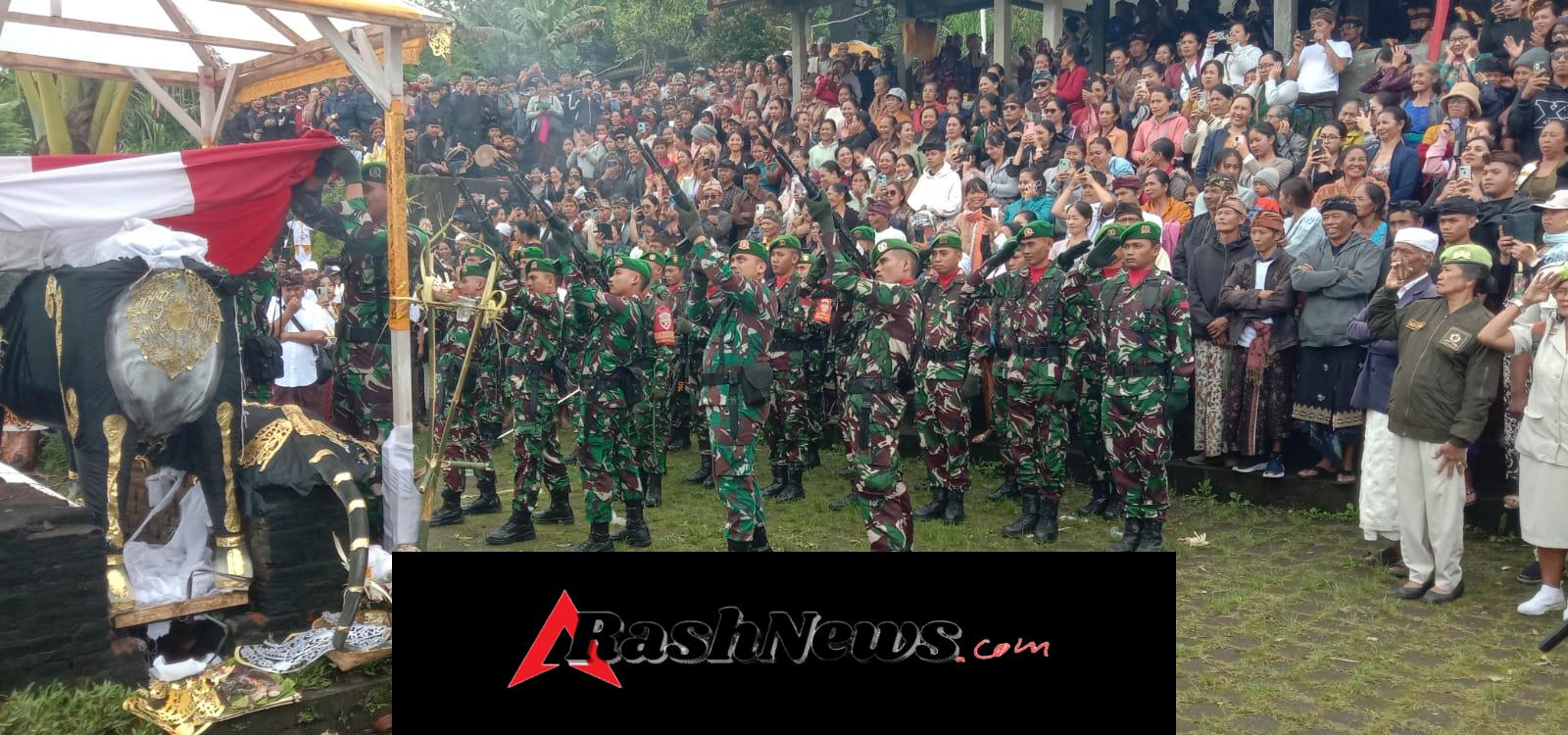 TNI Beri Penghormatan Terakhir kepada Veteran Pejuang RI di Buleleng
