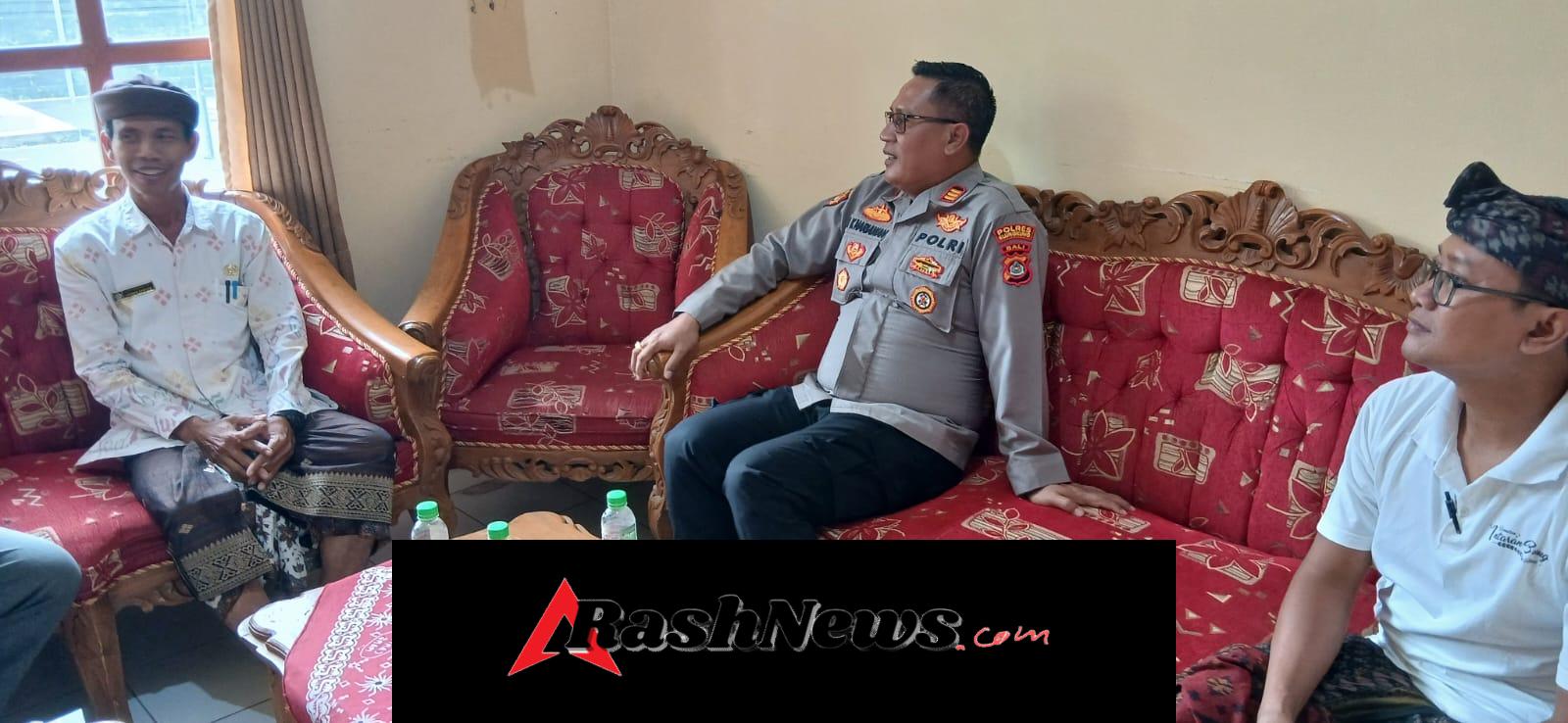 Kapolsek Dawan Laksanakan Safari Kamtibmas di Desa Pikat.