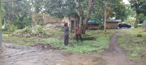 Babinsa Natanage Dampingi Pabung dan Kabid Aset Tinjau Lahan Koperasi Merah Putih