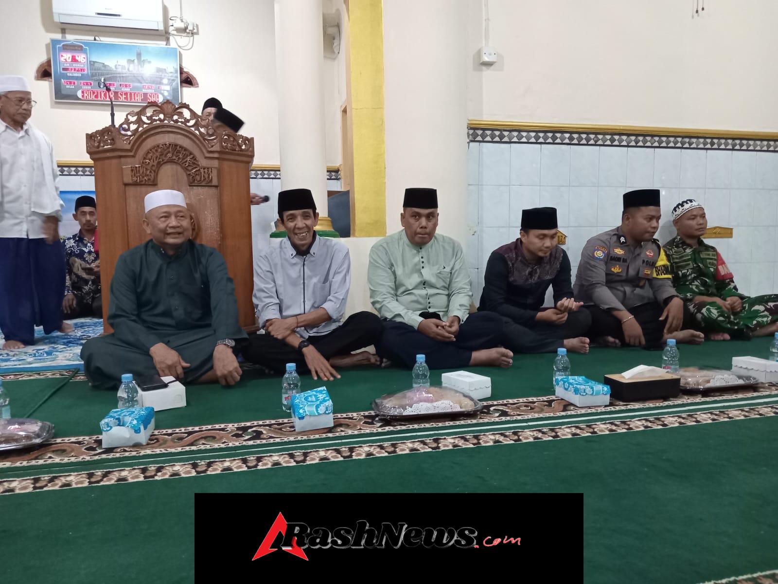 Koptu Fahrurrozi Hadiri Peringatan Isra Mi’raj di Masjid Nurul Iman Kelurahan Sampir