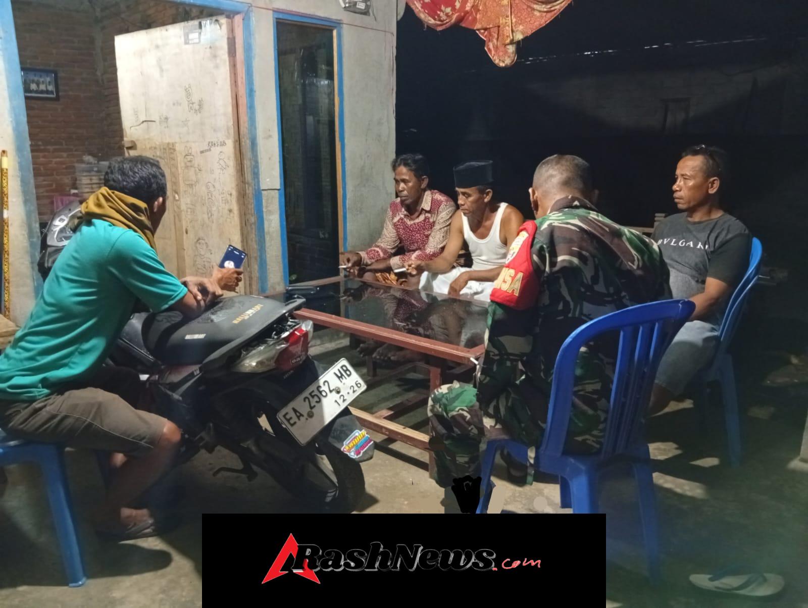 Tingkatkan Kamtibmas, Babinsa Jambu Laksanakan Ronda Malam di Dusun Soro