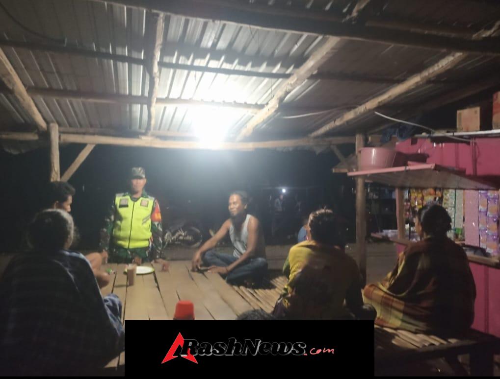 Babinsa Tangga Baru Ajak Remaja Jaga Pergaulan dan Hindari Narkoba