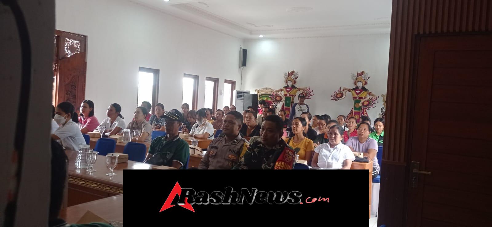 Kuatkan Sinergi Dan Bangun Komitmen Tingkatkan Kesehatan Masyarakat, Serka Made Arta Atensi Rembug Desa Sehat