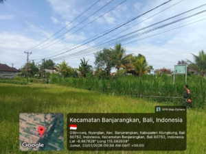 Tinjau Kesiapan Lahan Rencana Pembangunan KDKMP Di Desa Nyanglan, Dandim Klungkung Tunjukkan Keseriusan TNI Sukseskan Penguatan Ekonomi Rakyat