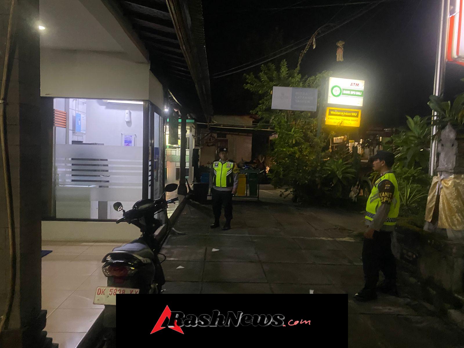 Polsek Selemadeg barat Gelar Patroli Malam Menjelang Dini Hari
