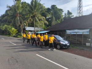 Jaga Kebugaran Dan Kesehatan Personil Polsek Marga Olah Raga Bersama