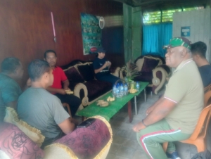 Koramil Batakte Perkuat Komsos Dengan Tripika Kecamatan