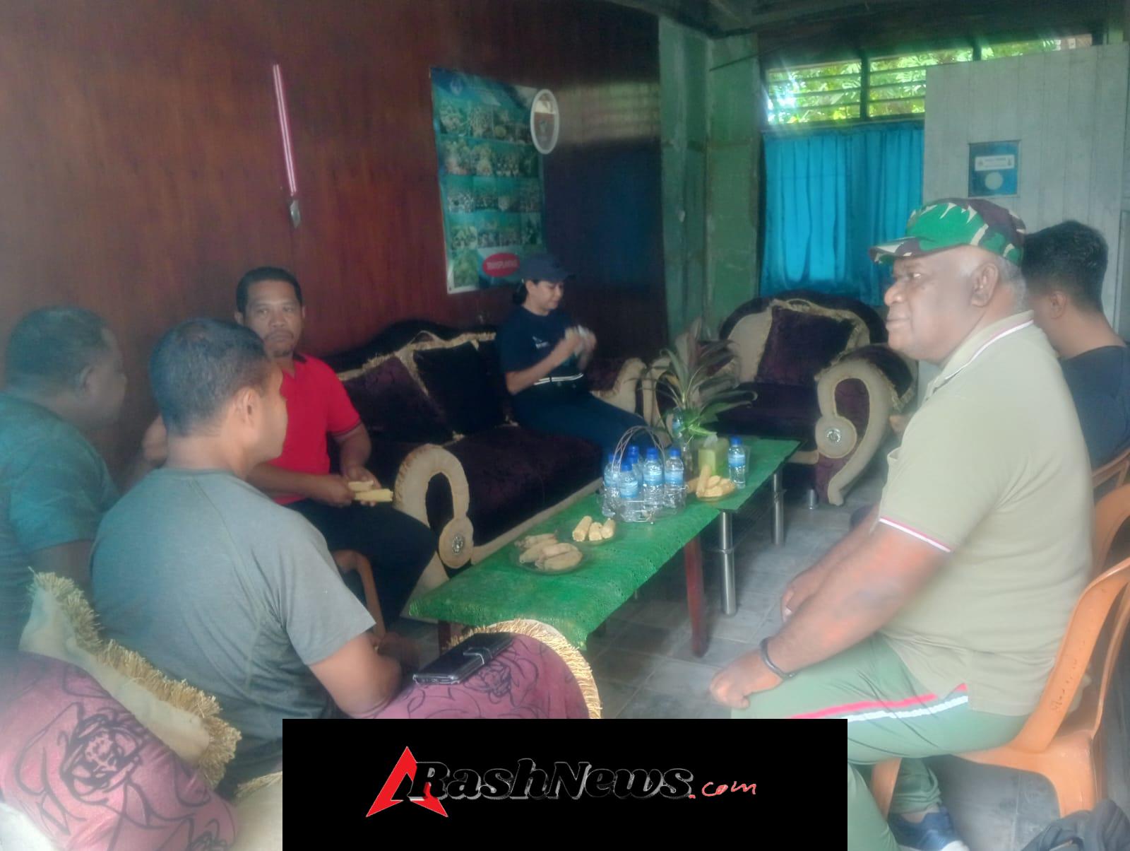 Koramil Batakte Perkuat Komsos Dengan Tripika Kecamatan