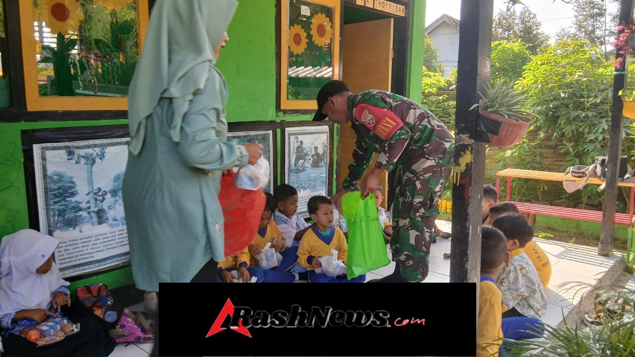 Serka Bustanuddin Laksanakan Pendampingan Makan Bergizi Gratis bagi Siswa TK