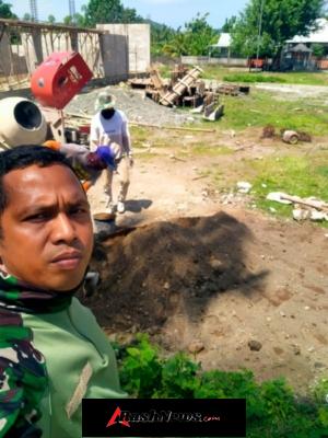 Babinsa Koramil Jereweh Kodim 1628/Sumbawa Barat Laksanakan Pengawasan Koperasi Merah Putih di Wilayah Binaan