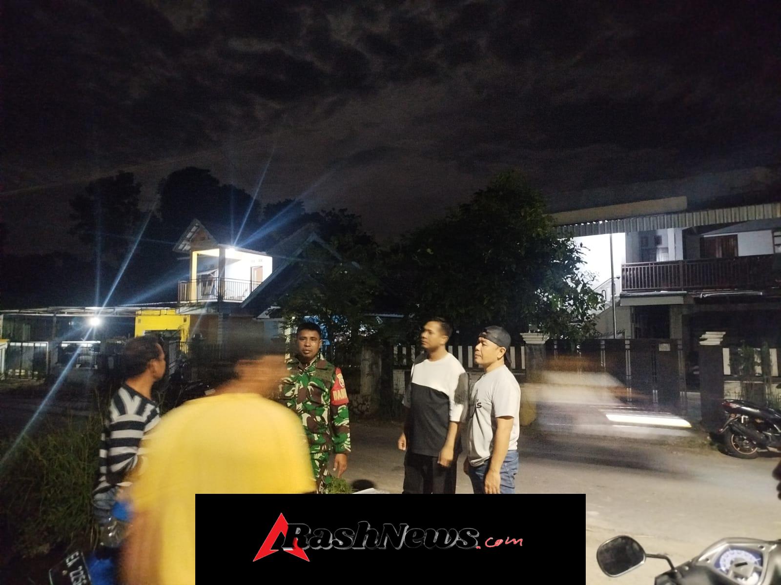 Serda A. Rahman Laksanakan Patroli Malam di Wilayah Taliwang