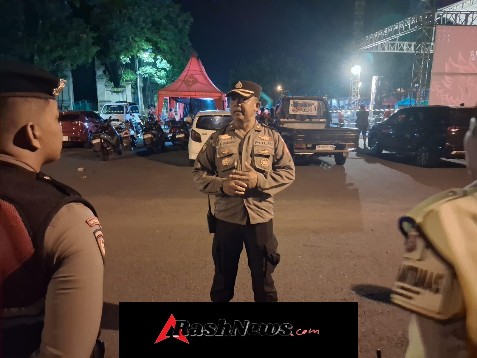 Kompol Rai Darmayasa Pimpin Pengamanan Garuda Run 5K di Lapangan Umum Desa Mengwi