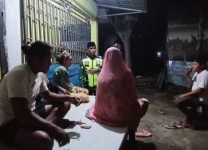 Babinsa Koramil Monta Lakukan Patroli Malam untuk Jaga Keamanan dan Ketertiban Warga