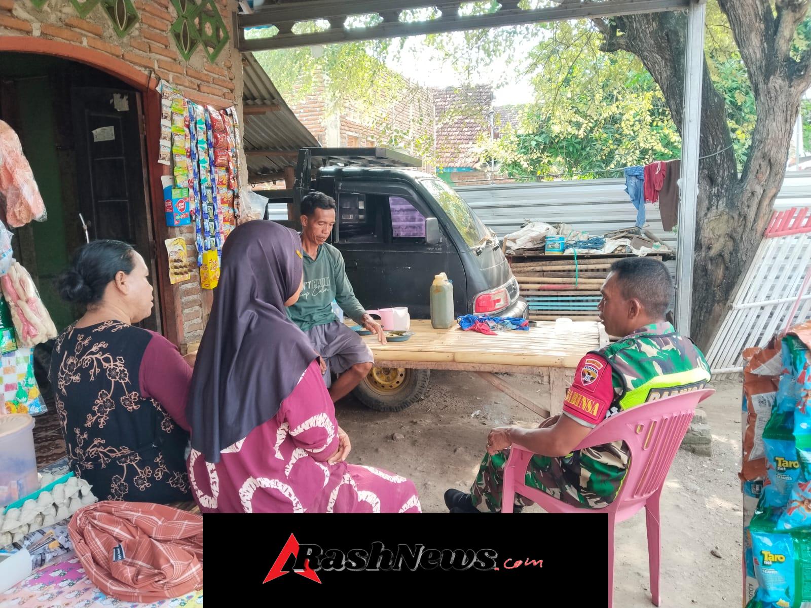 Babinsa Monggo Ingatkan Warga Awasi Anak Agar Terhindar dari Perilaku Negatif