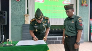 Sertijab Perwira Kodim 1606 Teguhkan Profesionalisme Prajurit