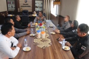 Kapolres Karangasem Terima Audensi Bawaslu, Perkuat Pengawasan Pemilu 2029 mendatang