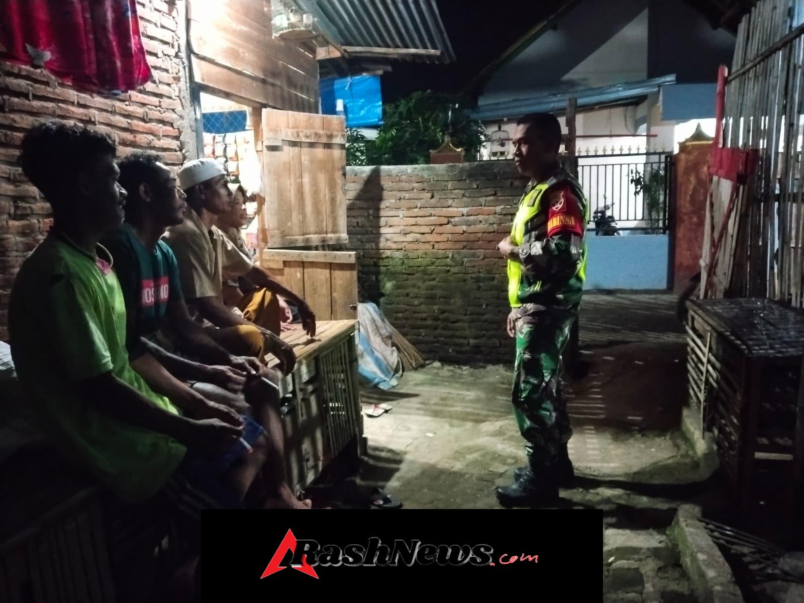 Babinsa Rada Imbau Masyarakat Hindari Konsumsi Minuman Beralkohol